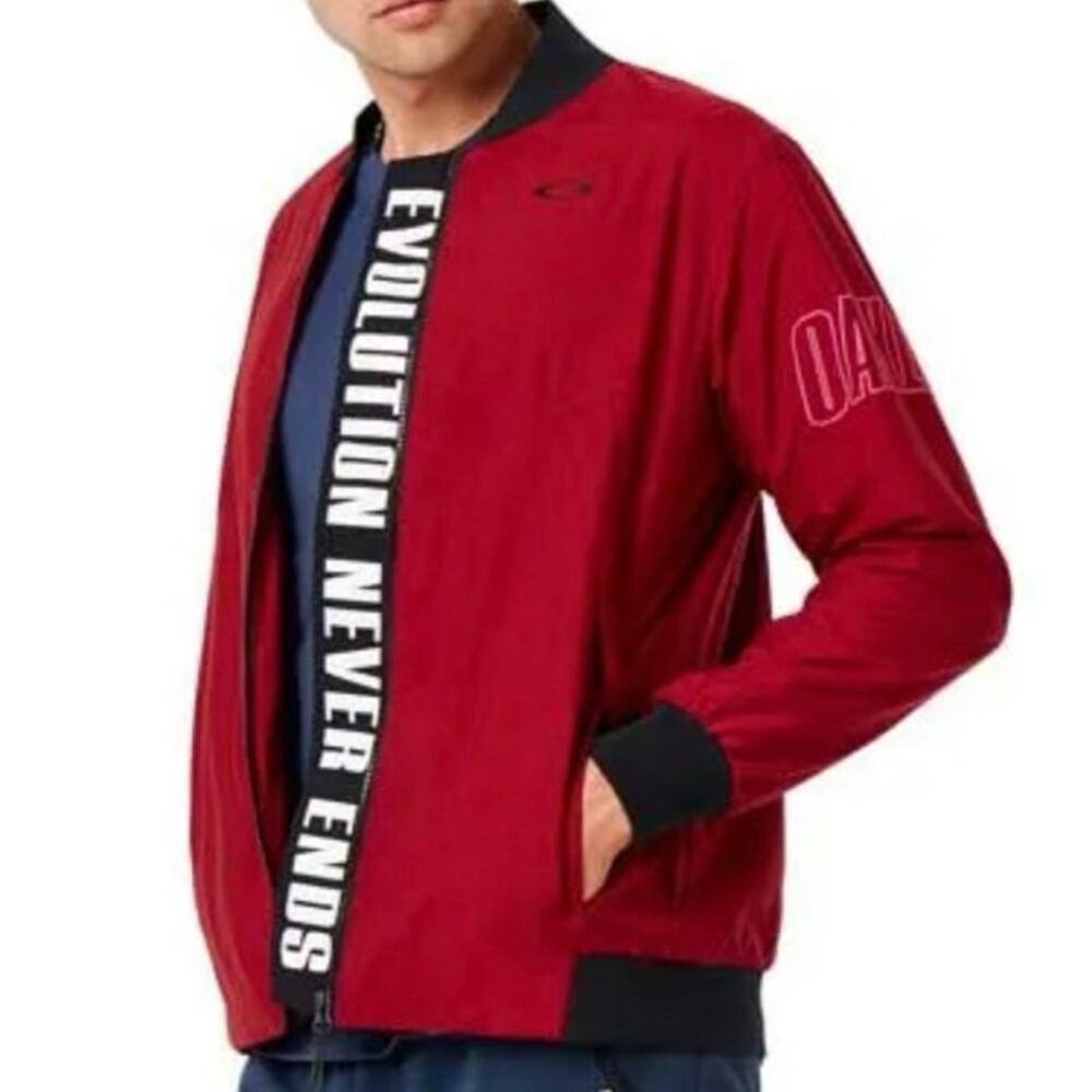 Oakley Enhance wind warm MIL dark red jacket size S